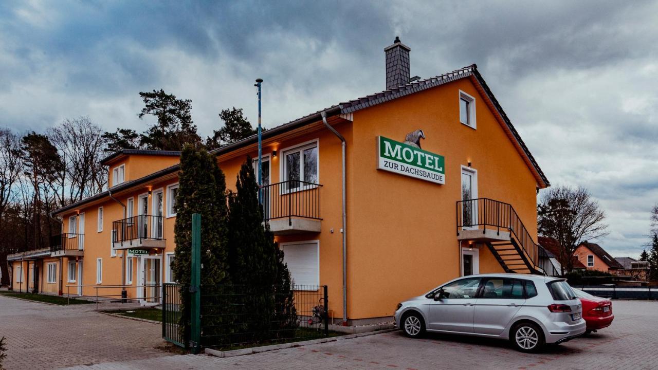 Motel Zur Dachsbaude Wandlitz Exteriör bild