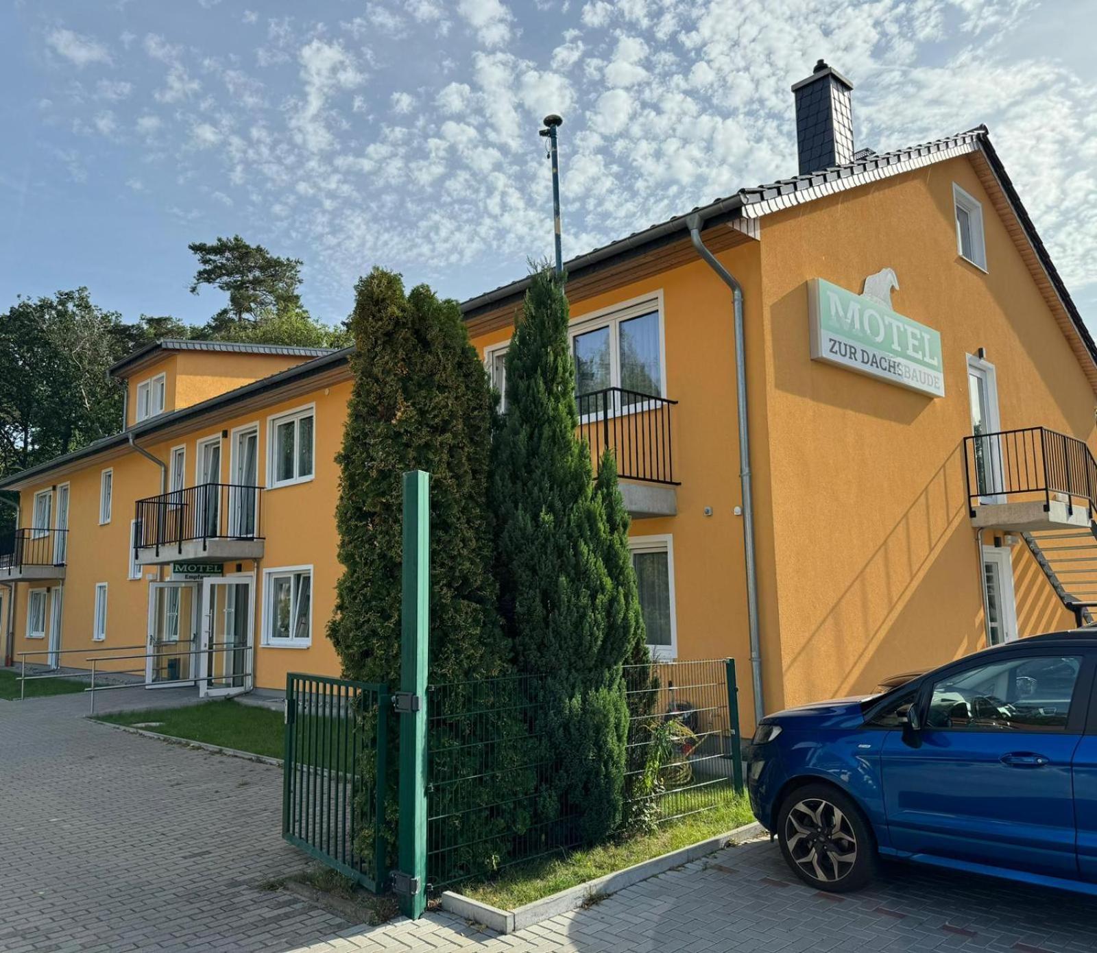Motel Zur Dachsbaude Wandlitz Exteriör bild